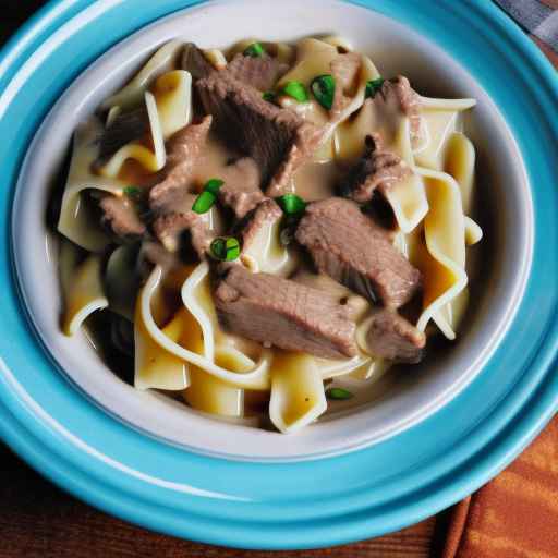 Creamy Beef and Noodle Bake