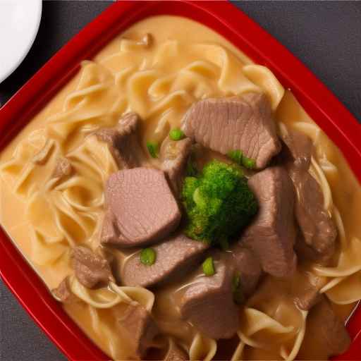 Creamy Beef with Noodles