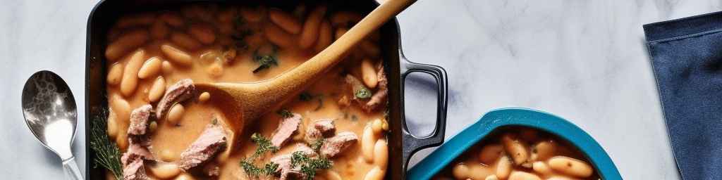 Creamy Butter Bean and Meat Casserole