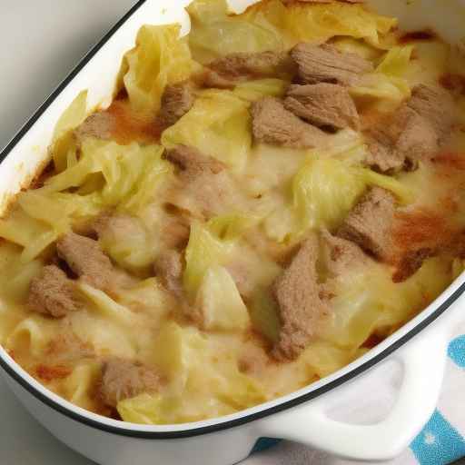 Creamy Cabbage and Beef Casserole