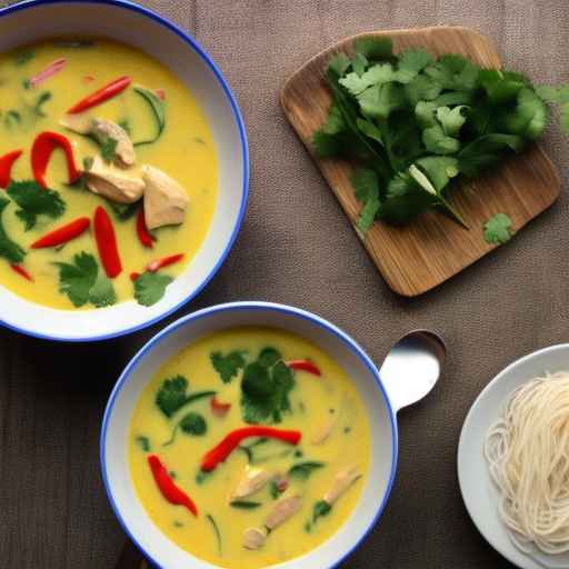 Creamy Coconut Chicken Noodle Curry