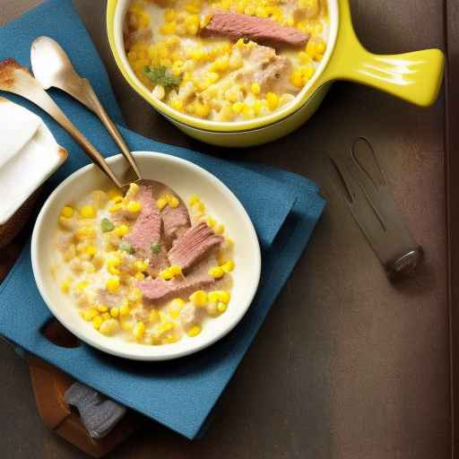 Creamy Corn and Beef Casserole