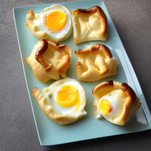 Creamy Egg and Mushroom Puffs