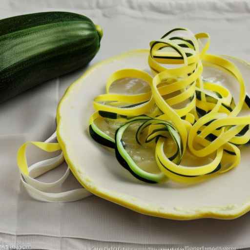 Creamy Garlic Parmesan Ribbons with Lemon Zucchini Ribbons