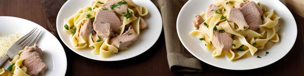 Creamy Horseradish Meat and Noodles