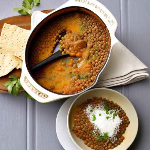 Creamy Lentil and Meat Casserole