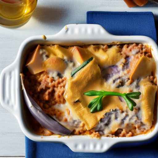 Creamy Meat and Eggplant Casserole