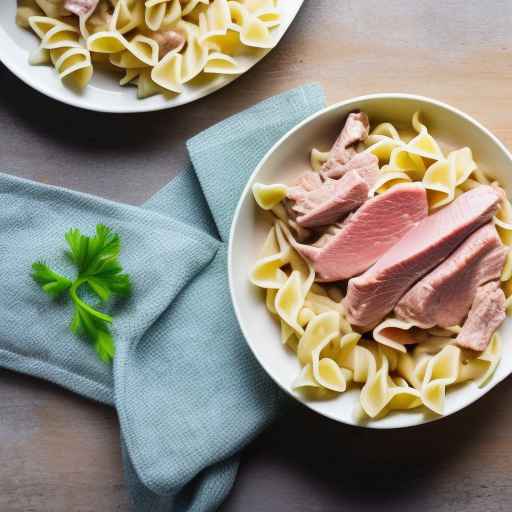 Creamy Meat with Egg Noodles