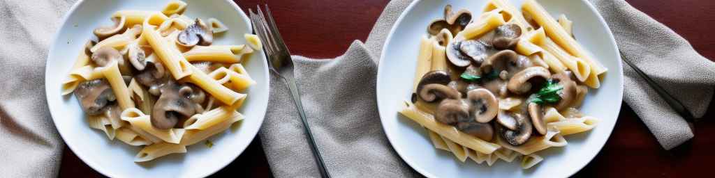 Creamy Mushroom Meat Pasta