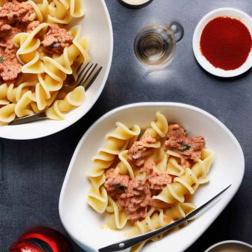 Creamy Paprika Meat and Egg Noodles