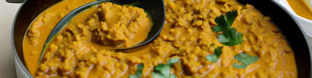 Creamy Red Lentil and Meat Curry