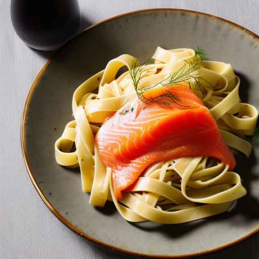 Creamy Smoked Salmon Fettuccine