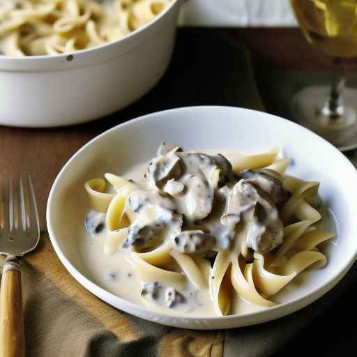 Creamy Stroganoff with Caramelized Onions