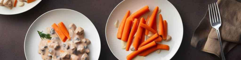 Creamy Stroganoff with Carrots