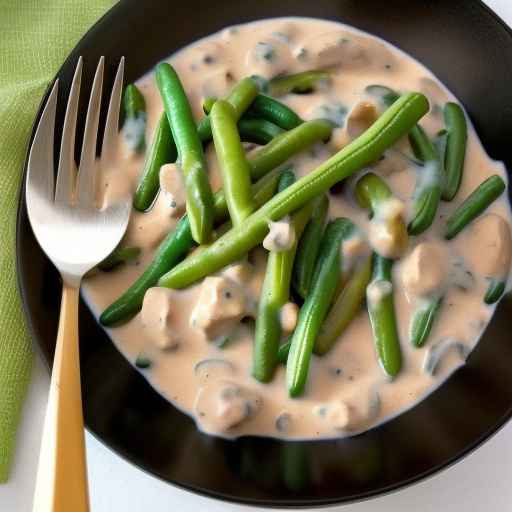 Creamy Stroganoff with Green Beans