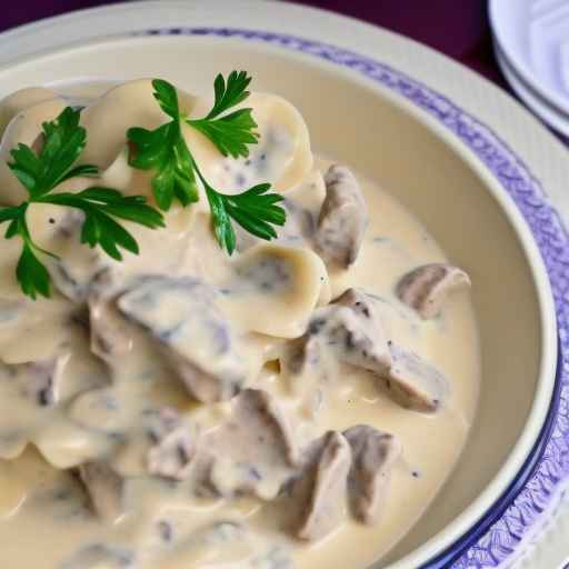 Creamy Stroganoff with Mashed Potatoes