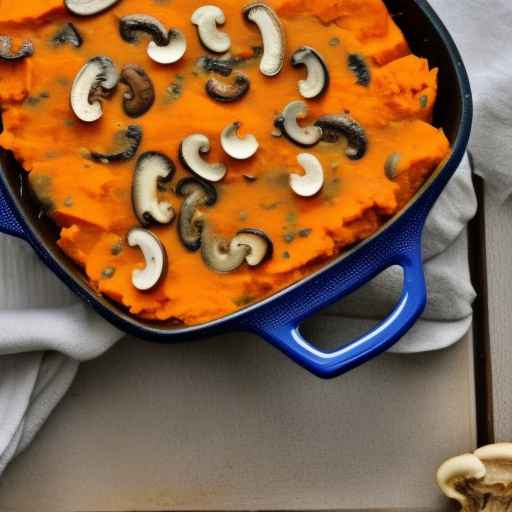 Creamy Sweet Potato and Mushroom Casserole