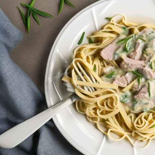 Creamy Tarragon Meat and Noodles