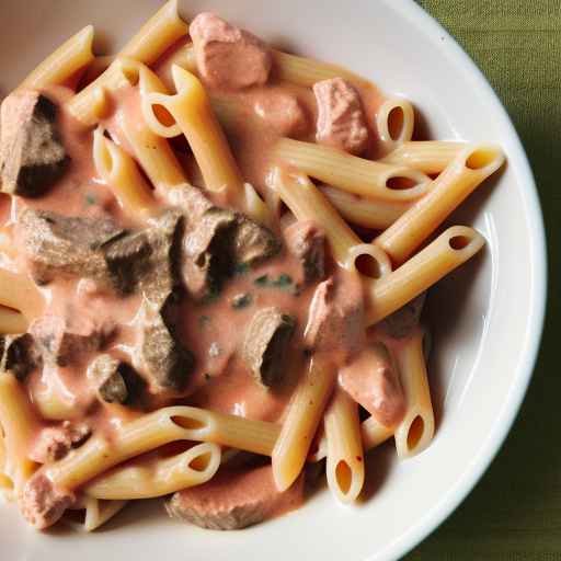 Creamy Tomato Beef Pasta