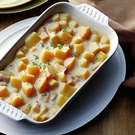 Creamy Turnip and Meat Casserole