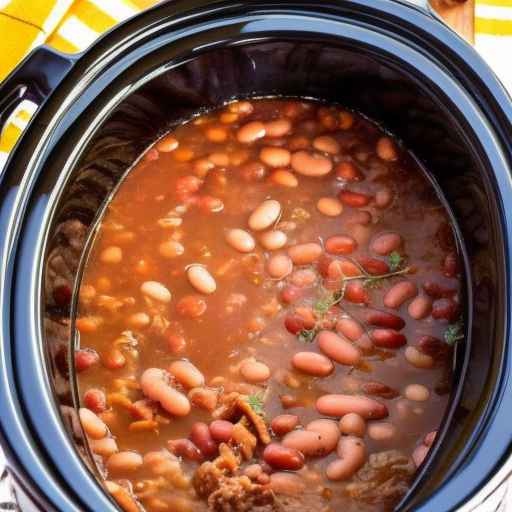 Crockpot Cowboy Beans