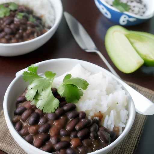 Cuban-style Black Beans and Rice