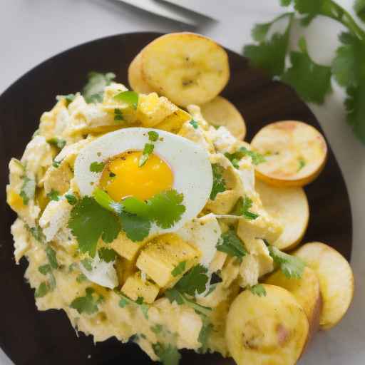 Cuban Egg Salad with Plantains