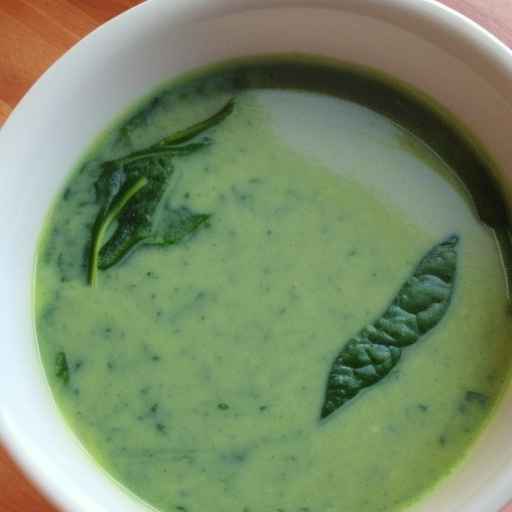 Cucumber and spinach soup