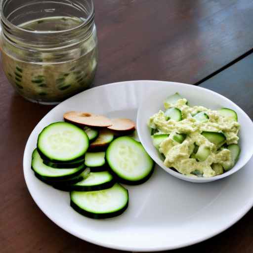 Cucumbers and Egg Salad