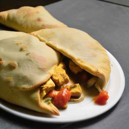 Curry Chicken Calzone