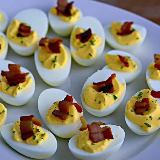 Deviled Eggs with Bacon