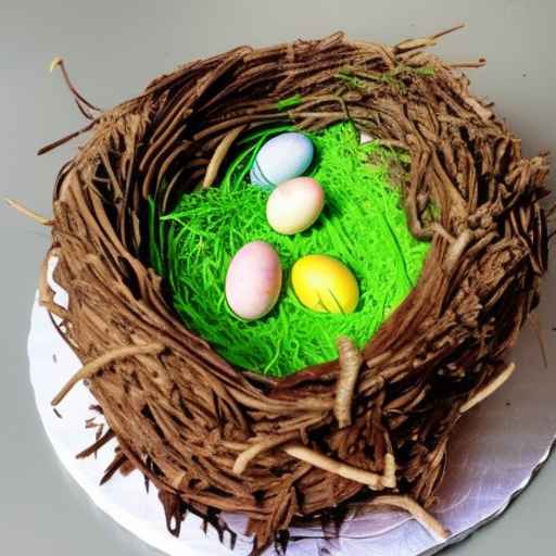 Easter Bird's Nest Cake