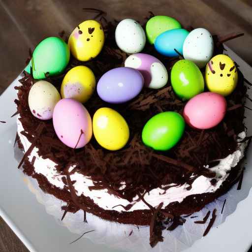 Easter Black Forest Cake