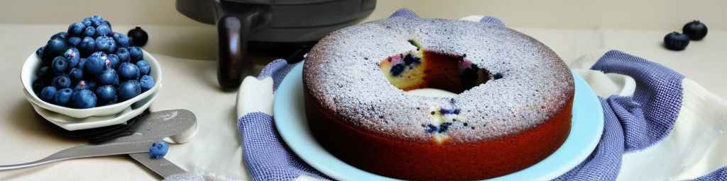 Easter Blueberry Lemon Poppy Seed Cake