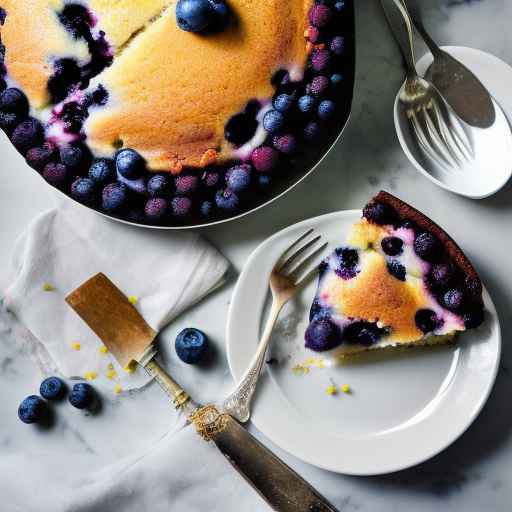 Easter Blueberry Lemon Ricotta Cake