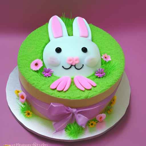 Easter Bunny Bottom Cake