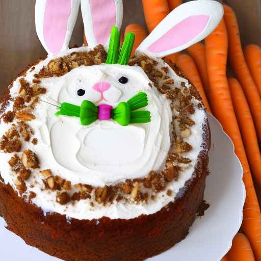 Easter Bunny Carrot Cake