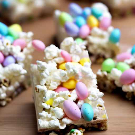 Easter Bunny Popcorn Bars