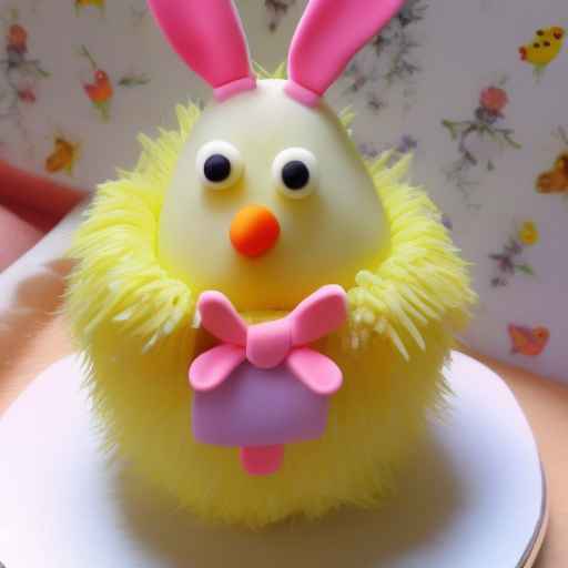 Easter Chick Cake