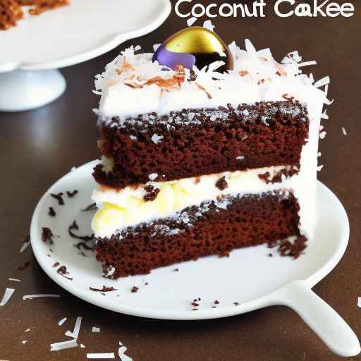 Easter Chocolate Coconut Cake