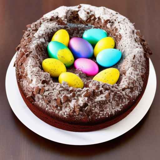 Easter Chocolate Nest Cake