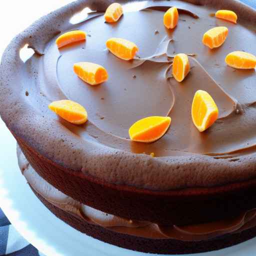 Easter Chocolate Orange Cake