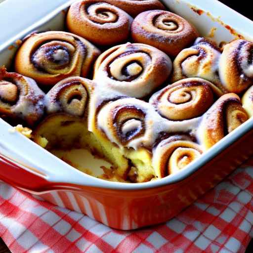 Easter Cinnamon Roll Casserole