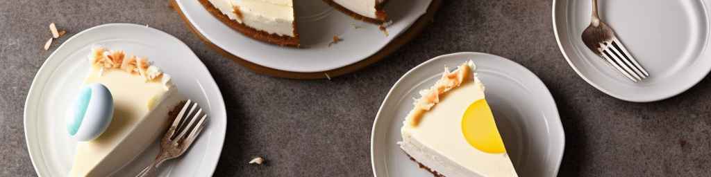 Easter Coconut Cheesecake