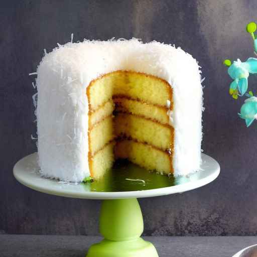 Easter Coconut Lime Cake