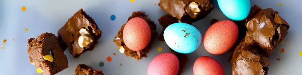 Easter Egg Brownie Bites