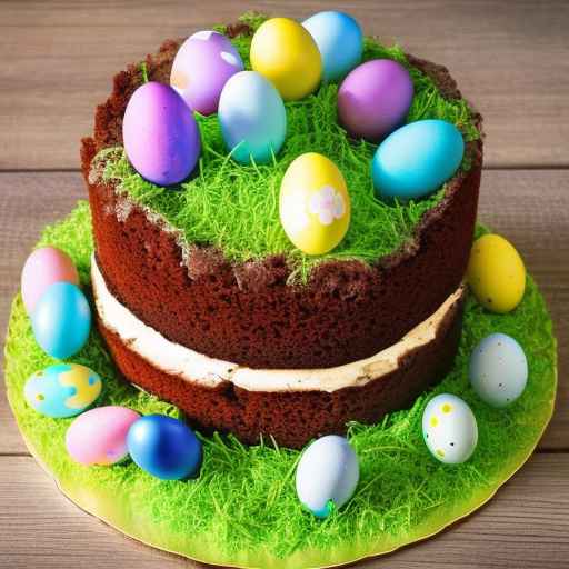 Easter Egg Hunt Cake