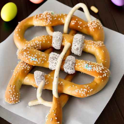 Easter Egg Pretzel Rods