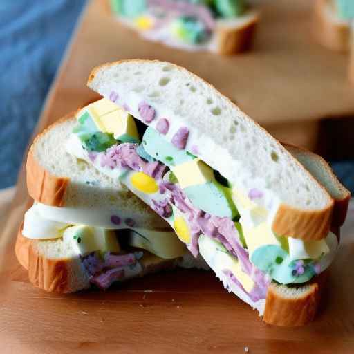 Easter Egg Salad Sandwich