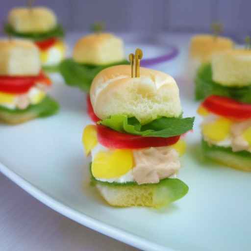 Easter Egg Salad Sliders